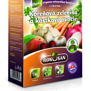 Rokosan Koreňová zelenina / Kôstkové ovocie – sypké organicko-minerálne hnojivo z rohoviny / 1 KG